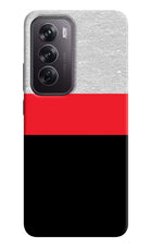 Tri Color Pattern Oppo Reno12 Pro 5G Hard Case Back Cover by Casekaro