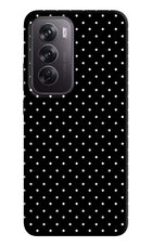 White Dots Oppo Reno12 Pro 5G Hard Case Back Cover by Casekaro