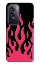 Fire Flames Oppo Reno12 Pro 5G Hard Case Back Cover by Casekaro