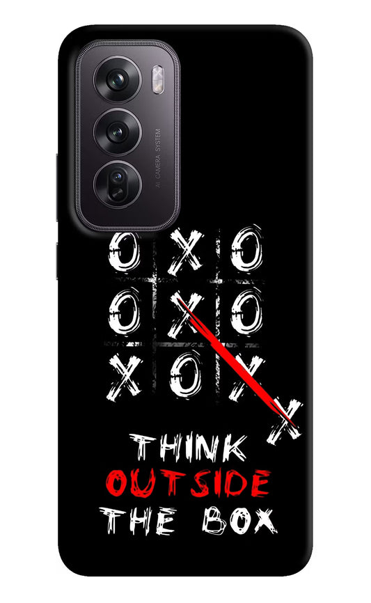 Think out of the BOX Oppo Reno12 Pro 5G Hard Case Back Cover by Casekaro