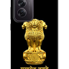 Satyamev Jayate Golden Oppo Reno12 Pro 5G Hard Case Back Cover by Casekaro
