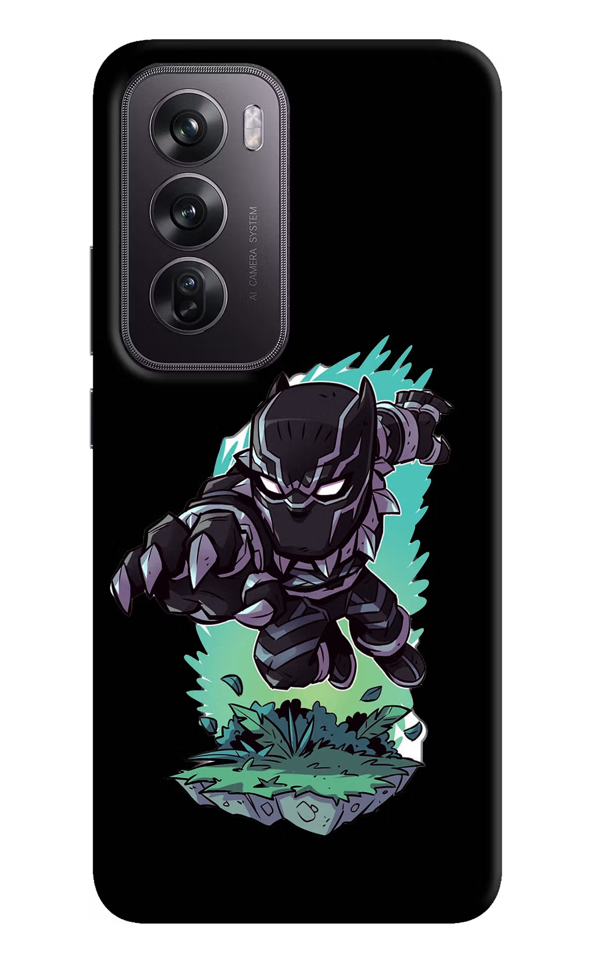 Black Panther Oppo Reno12 Pro 5G Hard Case Back Cover by Casekaro