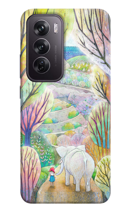 Nature Painting Oppo Reno12 Pro 5G Hard Case Back Cover by Casekaro