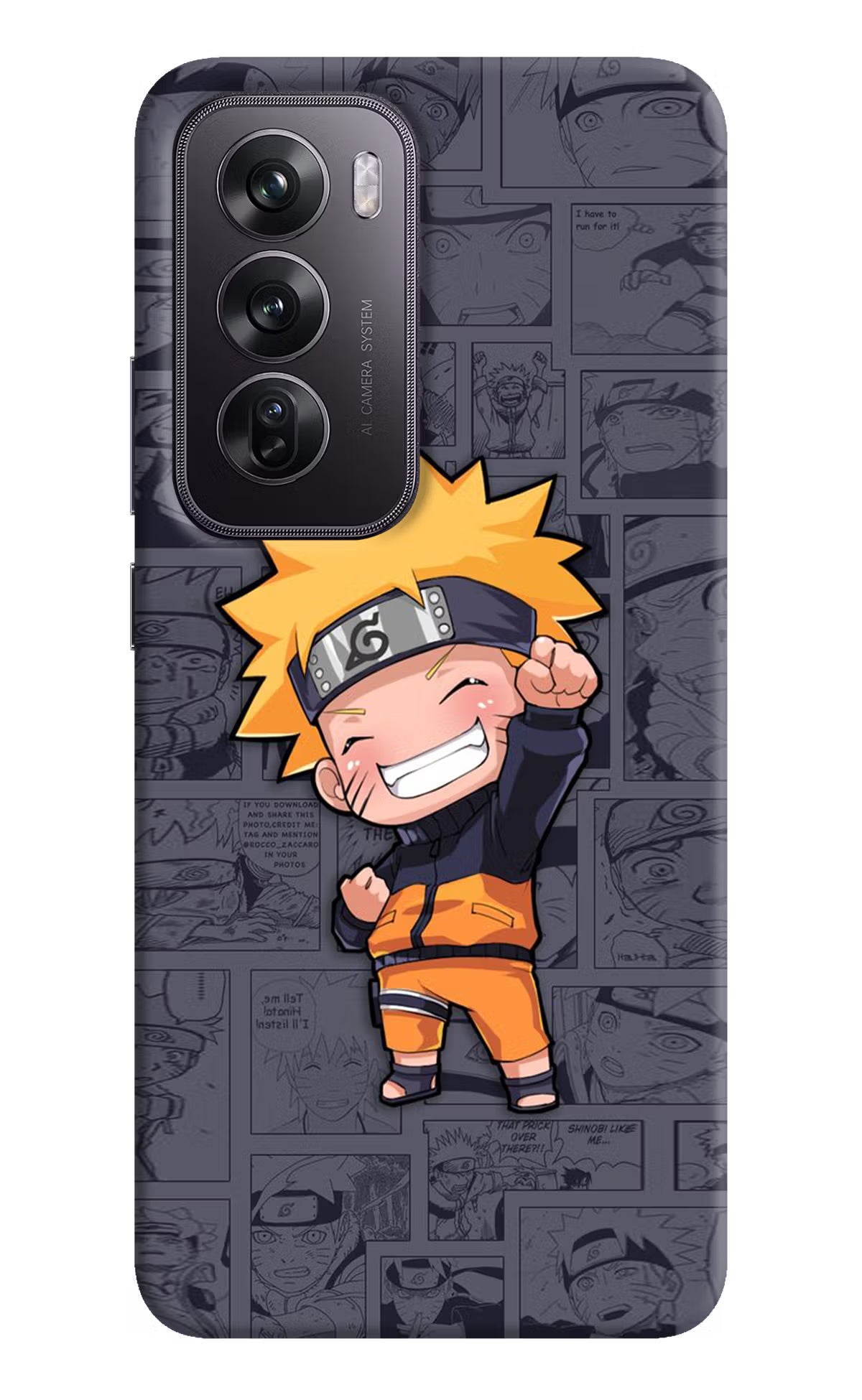 Chota Naruto Oppo Reno12 Pro 5G Hard Case Back Cover by Casekaro
