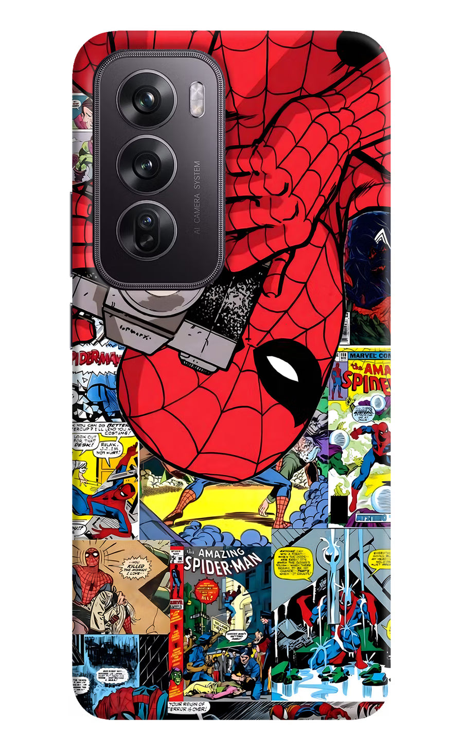 Spider Man Oppo Reno12 Pro 5G Back Cover, Hard case