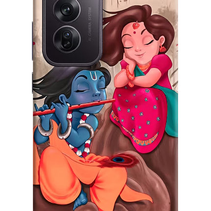 Radhe Krishna Oppo Reno12 Pro 5G Hard Case Back Cover by Casekaro