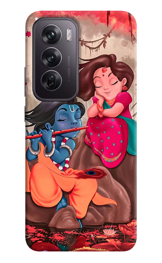 Radhe Krishna Oppo Reno12 Pro 5G Hard Case Back Cover by Casekaro
