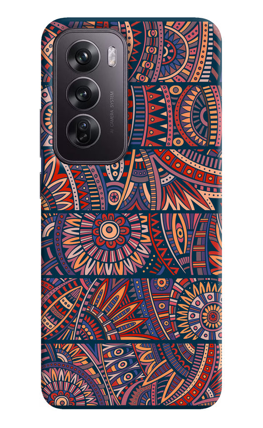 African Culture Design Oppo Reno12 Pro 5G Hard Case Back Cover by Casekaro