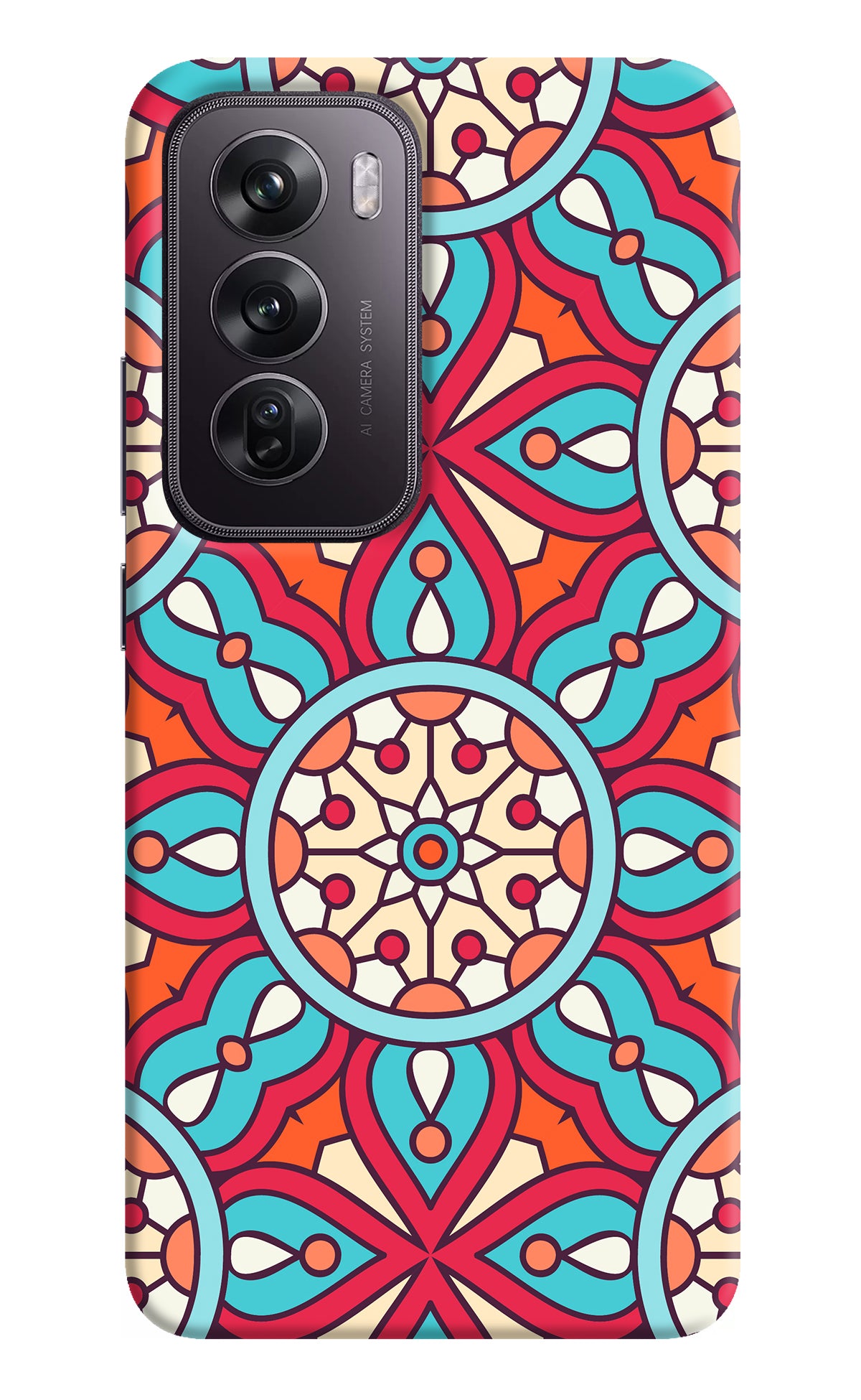 Mandala Geometric Oppo Reno12 Pro 5G Back Cover