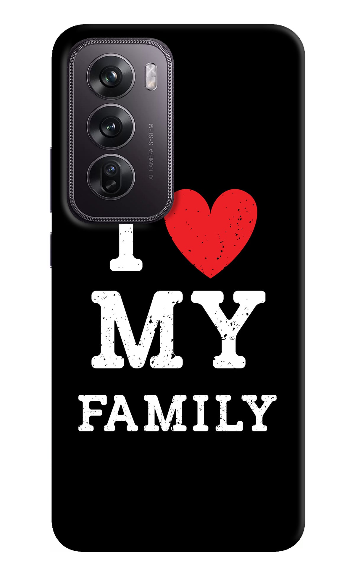 I Love My Family Oppo Reno12 Pro 5G Back Cover