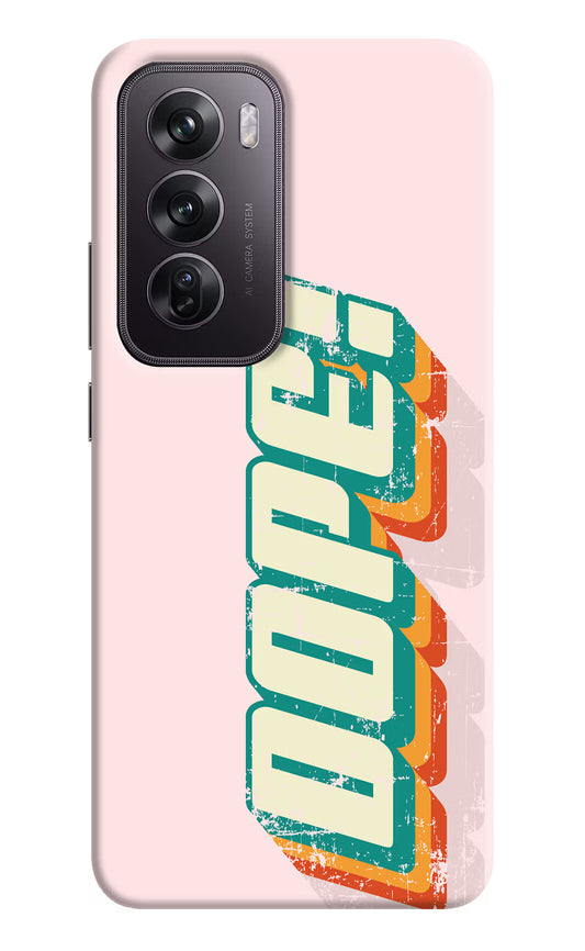 Dope Oppo Reno12 Pro 5G Hard Case Back Cover by Casekaro