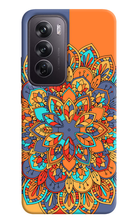 Color Mandala Oppo Reno12 Pro 5G Hard Case Back Cover by Casekaro