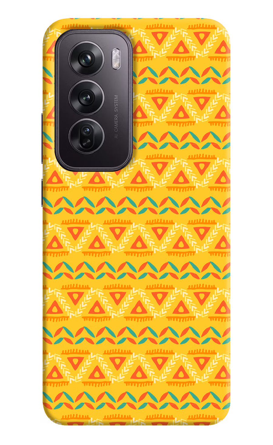 Tribal Pattern Oppo Reno12 Pro 5G Back Cover, Hard case