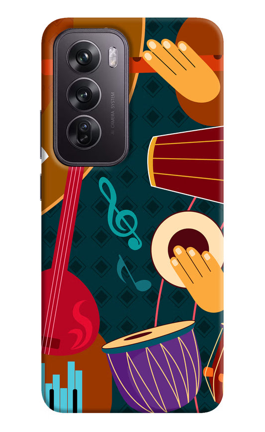 Music Instrument Oppo Reno12 Pro 5G Hard Case Back Cover by Casekaro