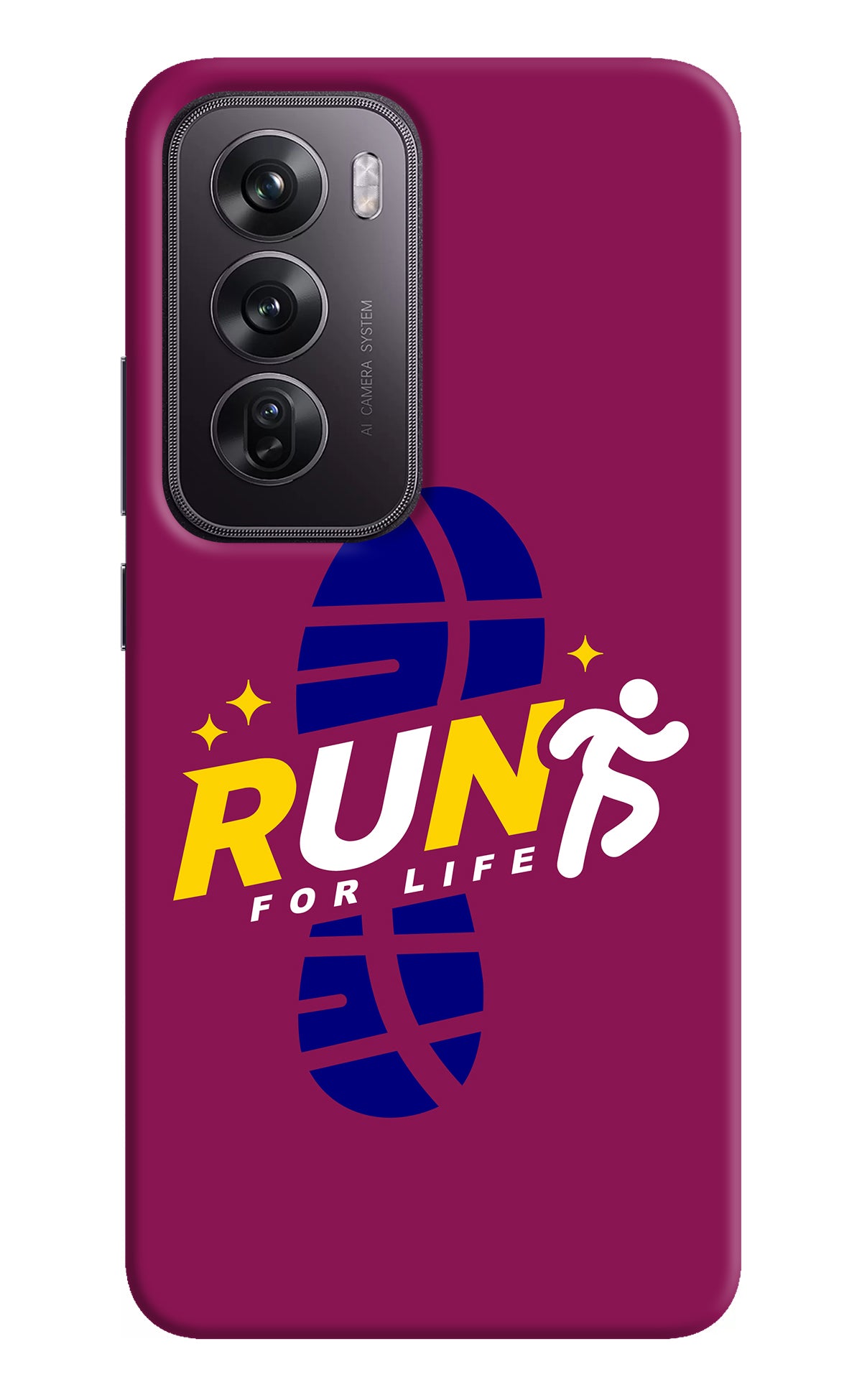 Run for Life Oppo Reno12 Pro 5G Back Cover