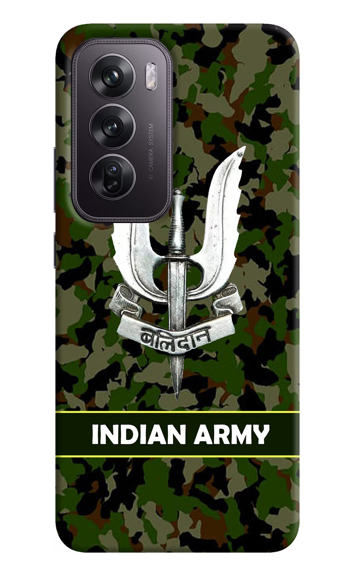 Balidan Indian Logo Oppo Reno12 Pro 5G Hard Case Back Cover by Casekaro