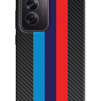 BMW Stripes Pattern Oppo Reno12 Pro 5G Hard Case Back Cover by Casekaro