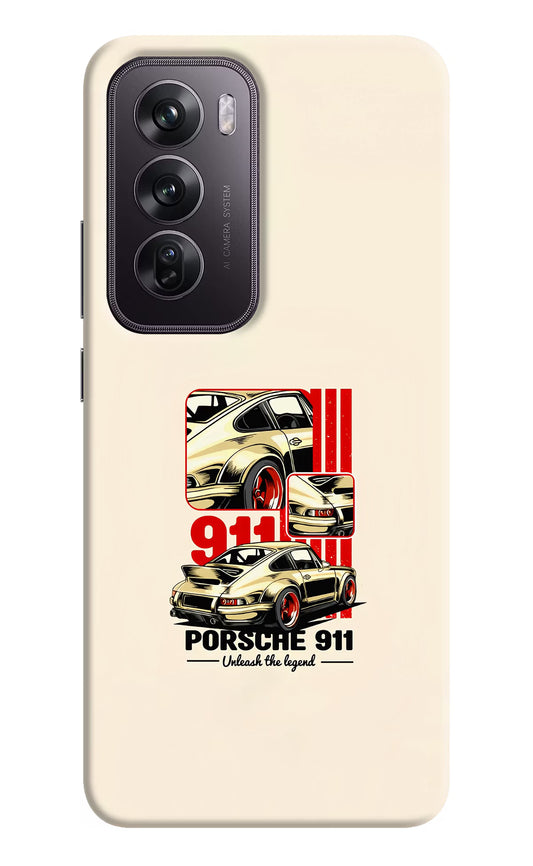 Classic Porsche 911 Oppo Reno12 Pro 5G Hard Case Back Cover by Casekaro