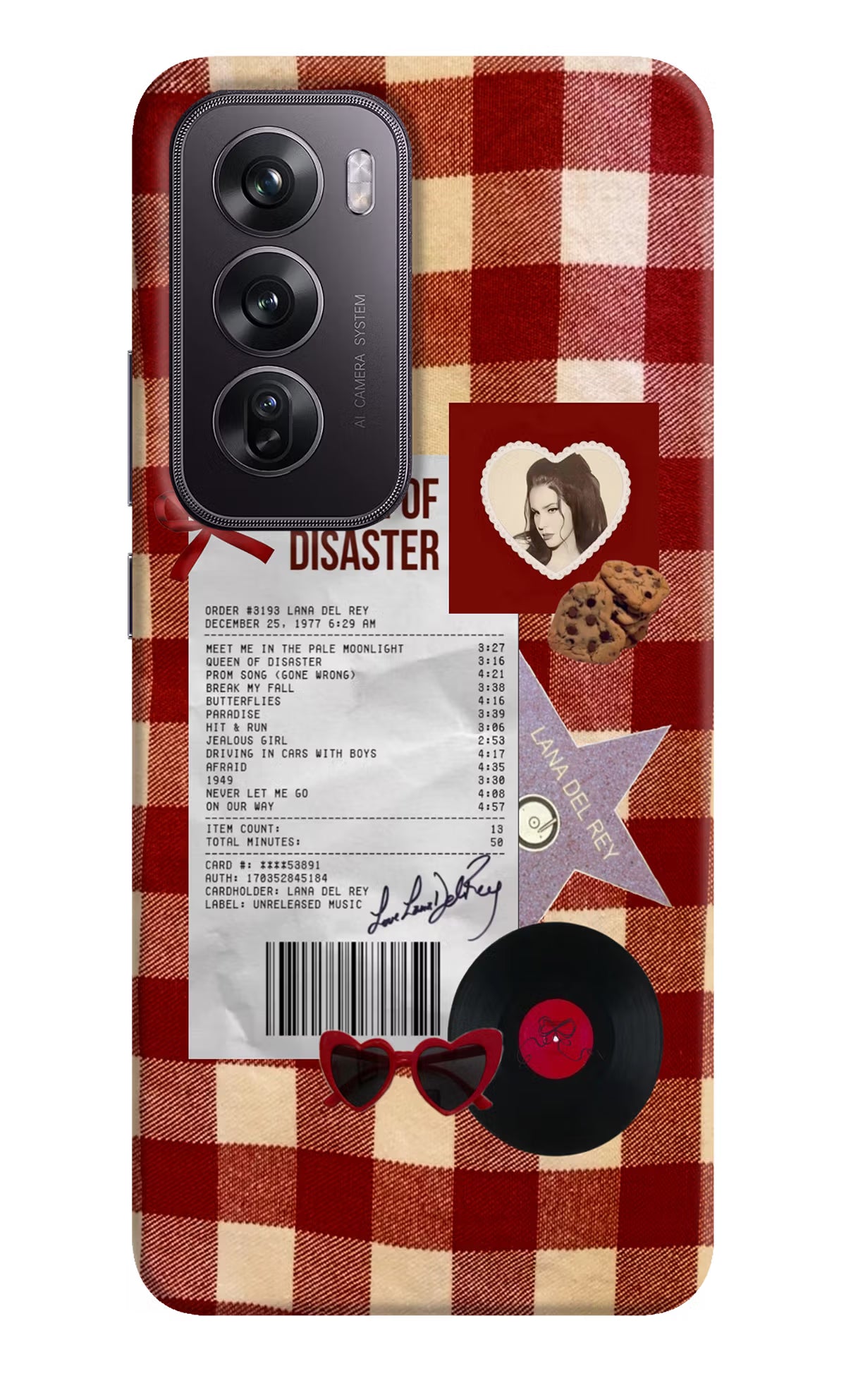 Queen of Disaster Oppo Reno12 Pro 5G Hard Case Back Cover by Casekaro