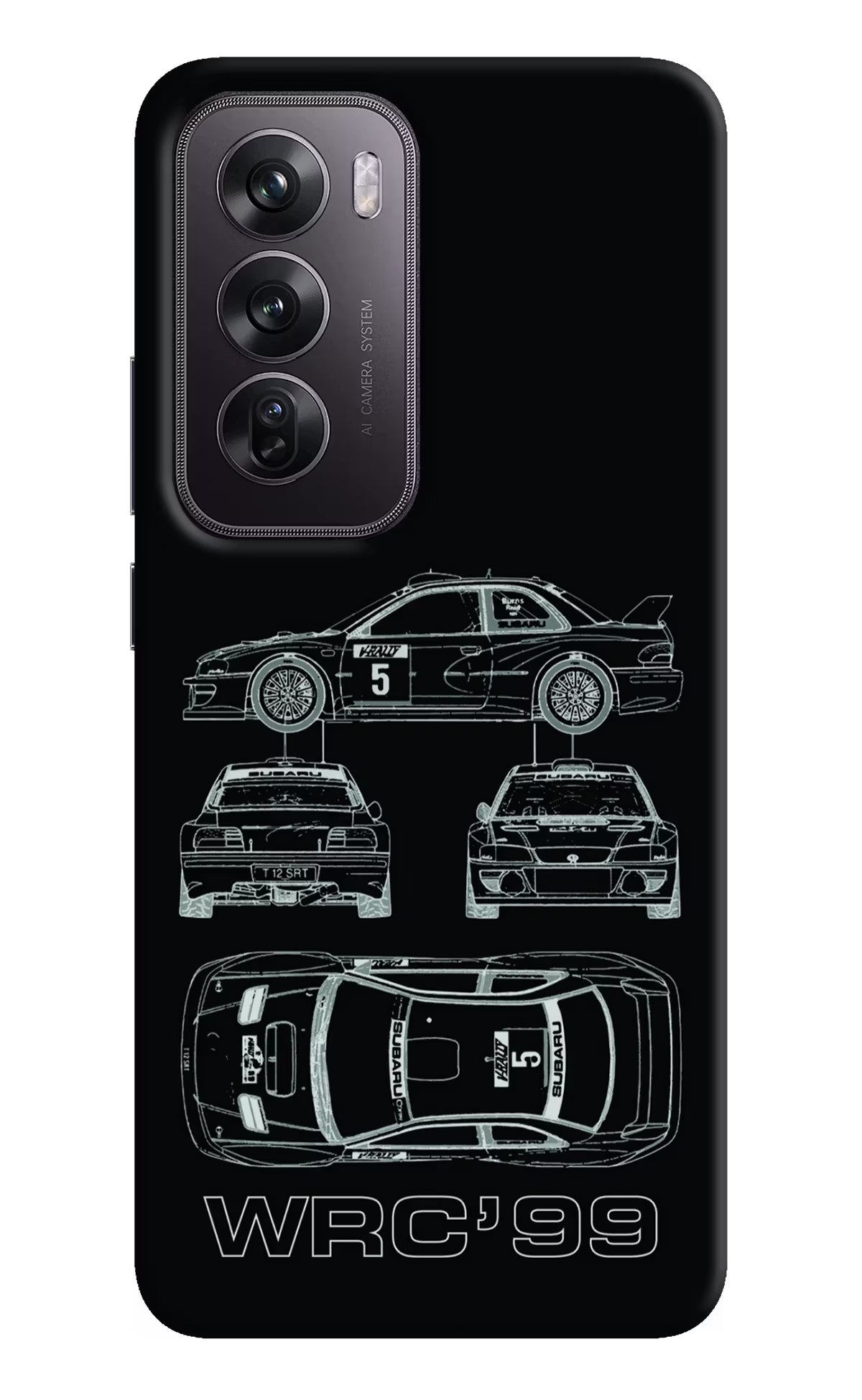 WRC'99 Oppo Reno12 Pro 5G Hard Case Back Cover by Casekaro