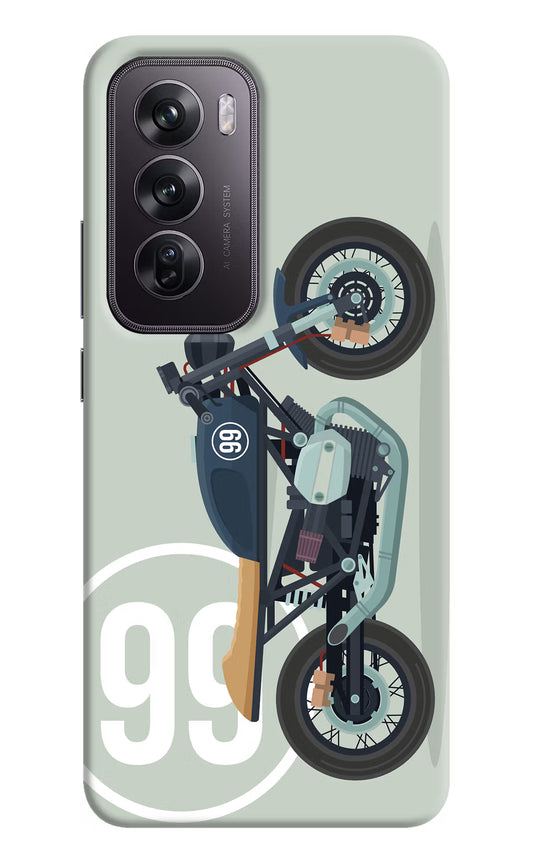 Classic Cafe Racer 99 Oppo Reno12 Pro 5G Hard Case Back Cover by Casekaro