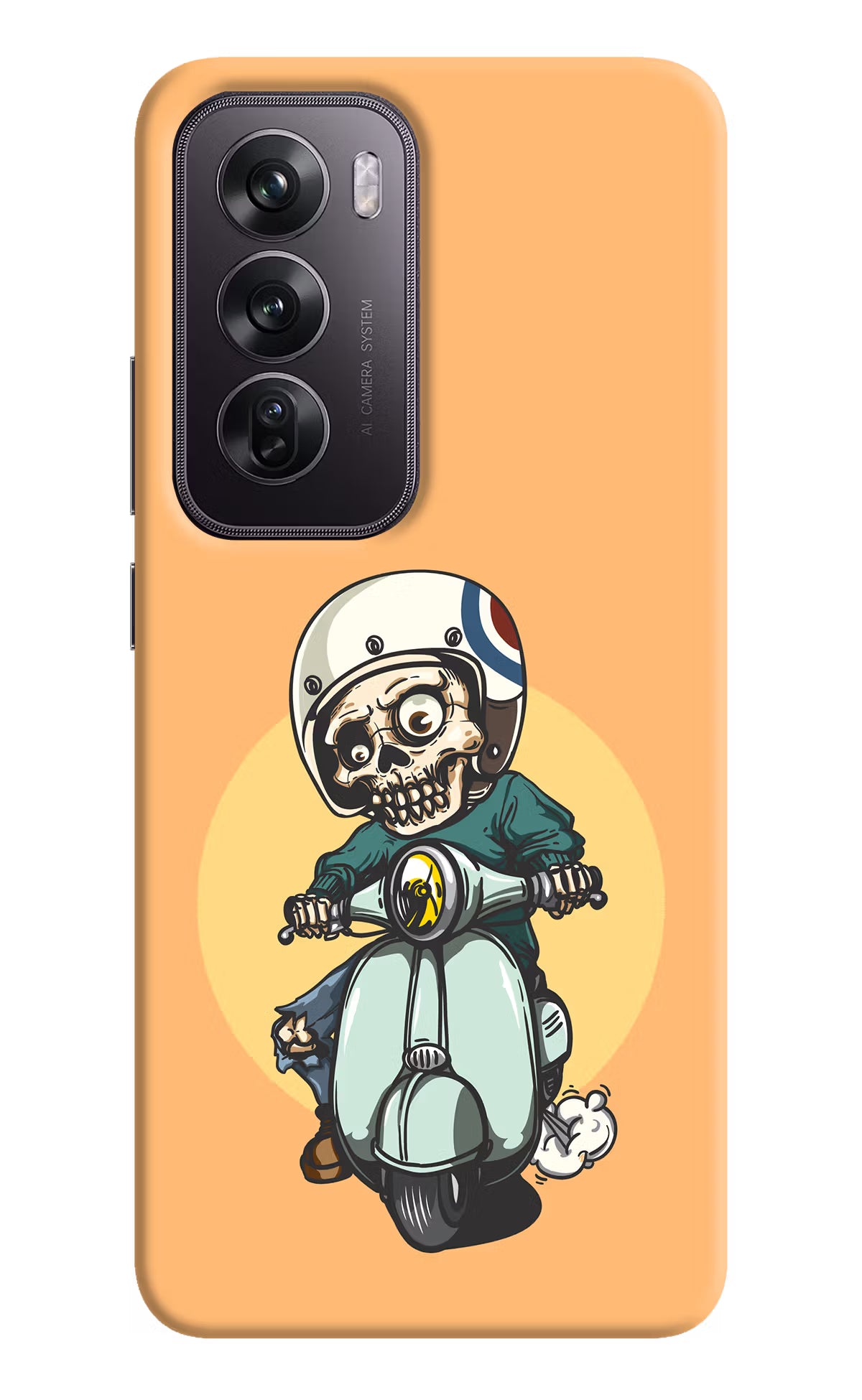 Undead Biker Oppo Reno12 Pro 5G Hard Case Back Cover by Casekaro