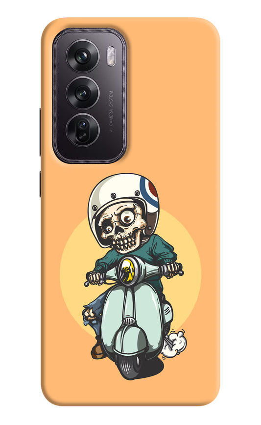 Undead Biker Oppo Reno12 Pro 5G Hard Case Back Cover by Casekaro