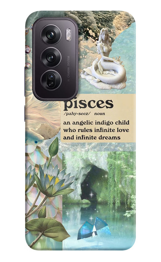 Pisces Zodiac Oppo Reno12 Pro 5G Hard Case Back Cover by Casekaro