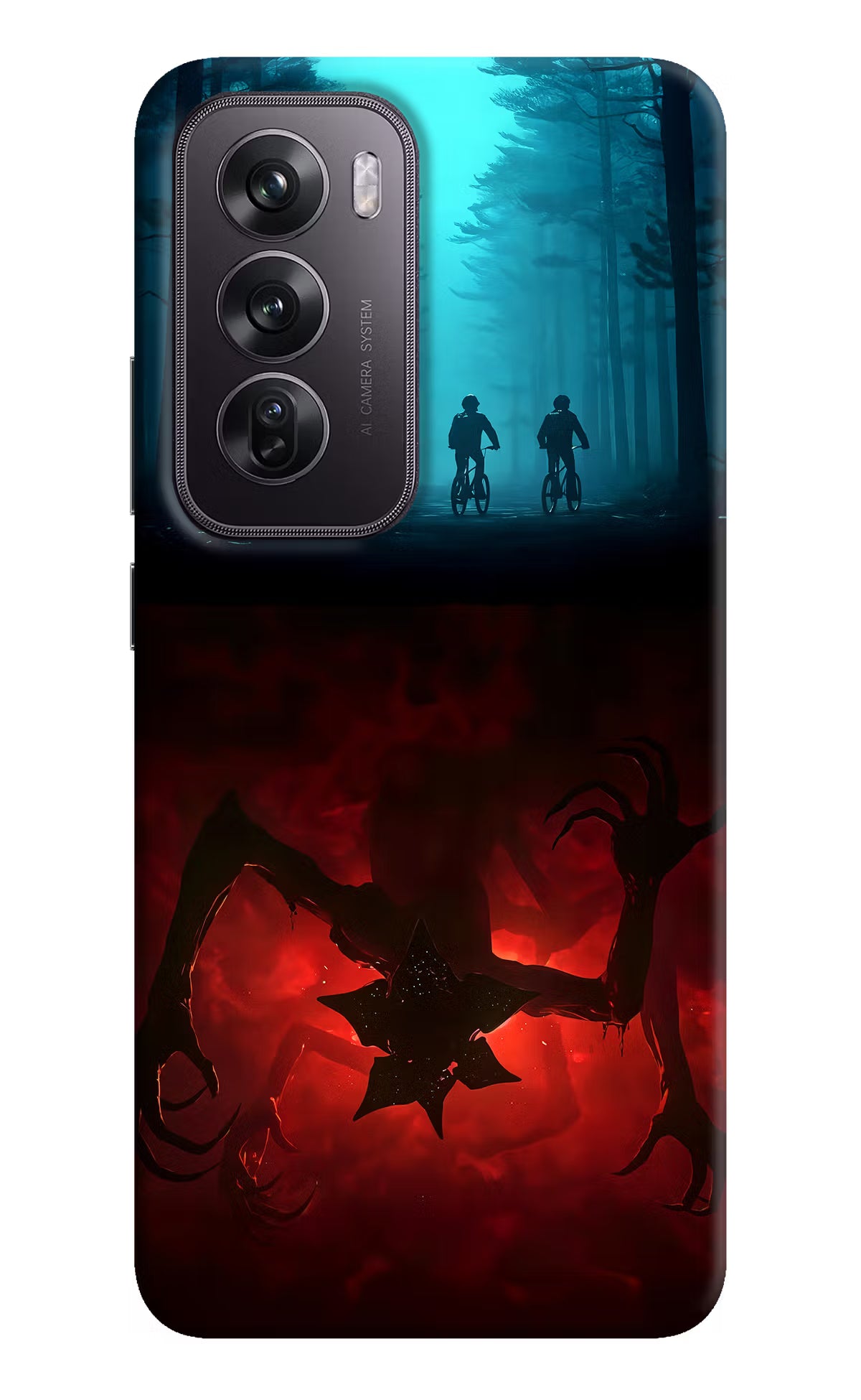 Ordinary Things Downside Up Oppo Reno12 Pro 5G Hard Case Back Cover by Casekaro