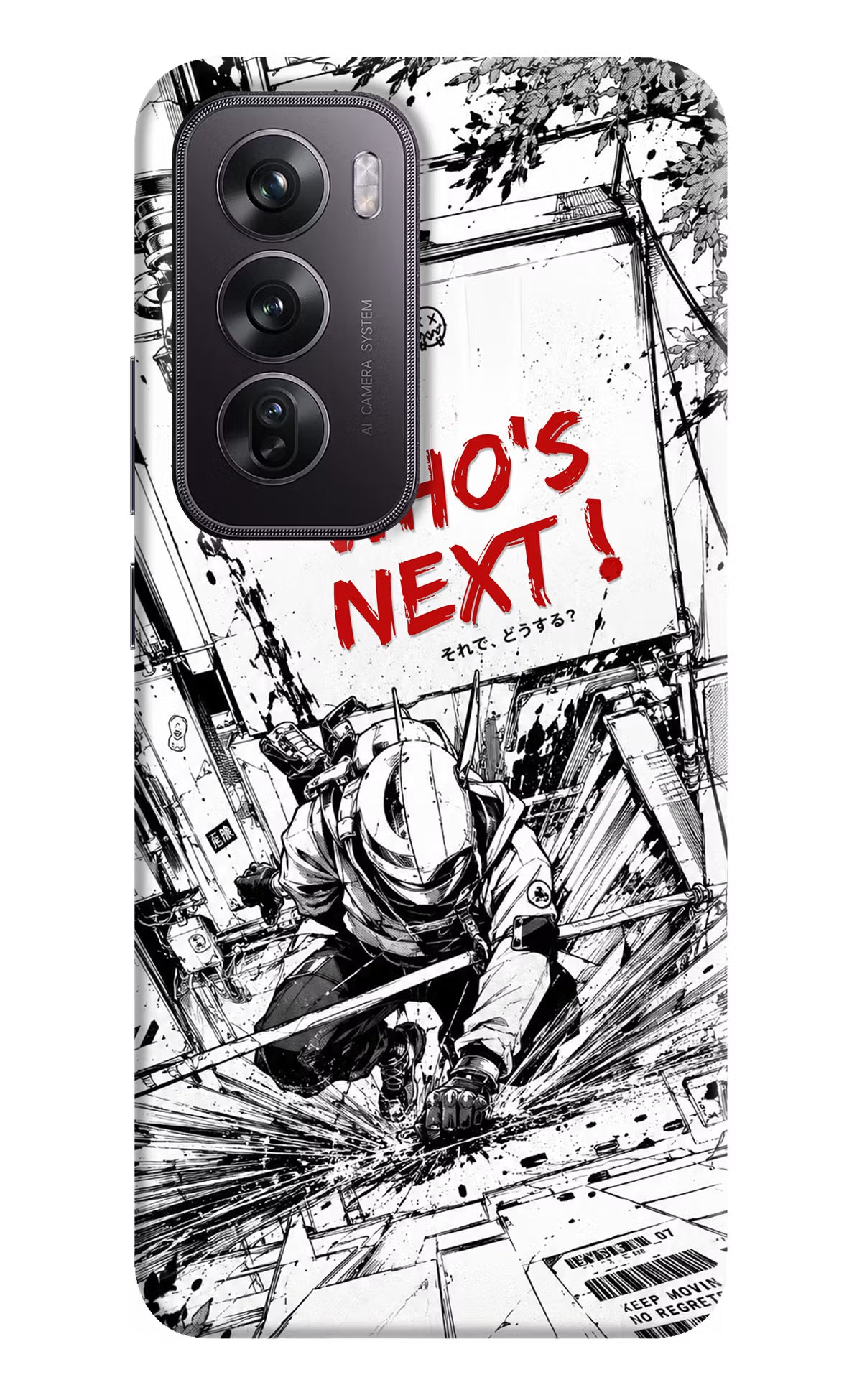 Who's Next Oppo Reno12 Pro 5G Hard Case Back Cover by Casekaro