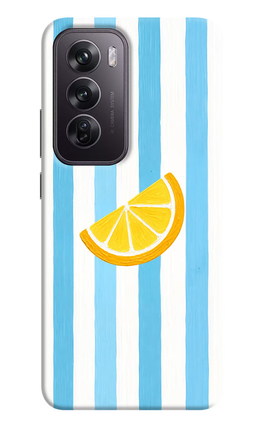 Summer Lemon Oppo Reno12 Pro 5G Hard Case Back Cover by Casekaro