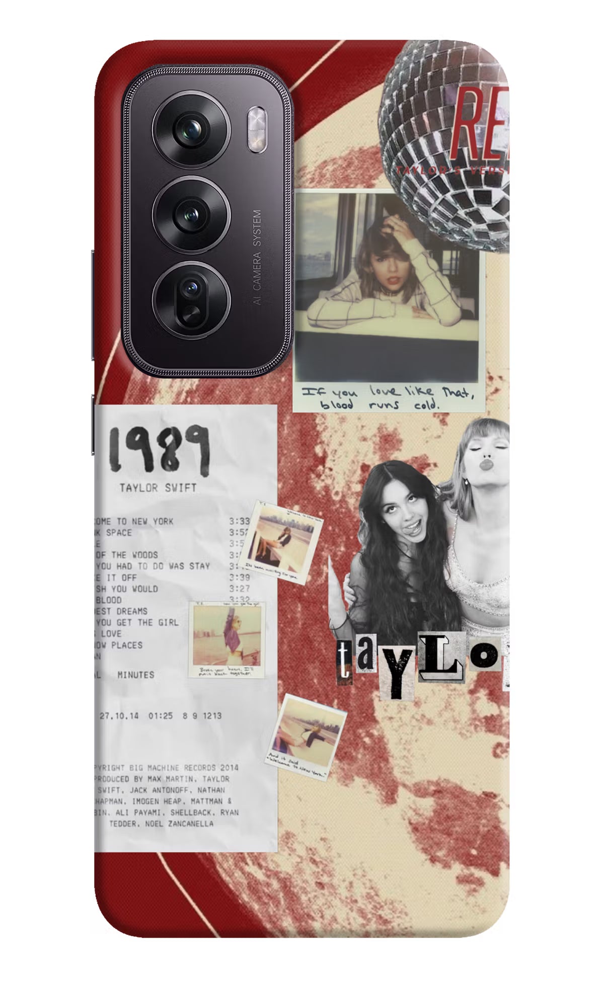 Taylor Swift Oppo Reno12 Pro 5G Back Cover