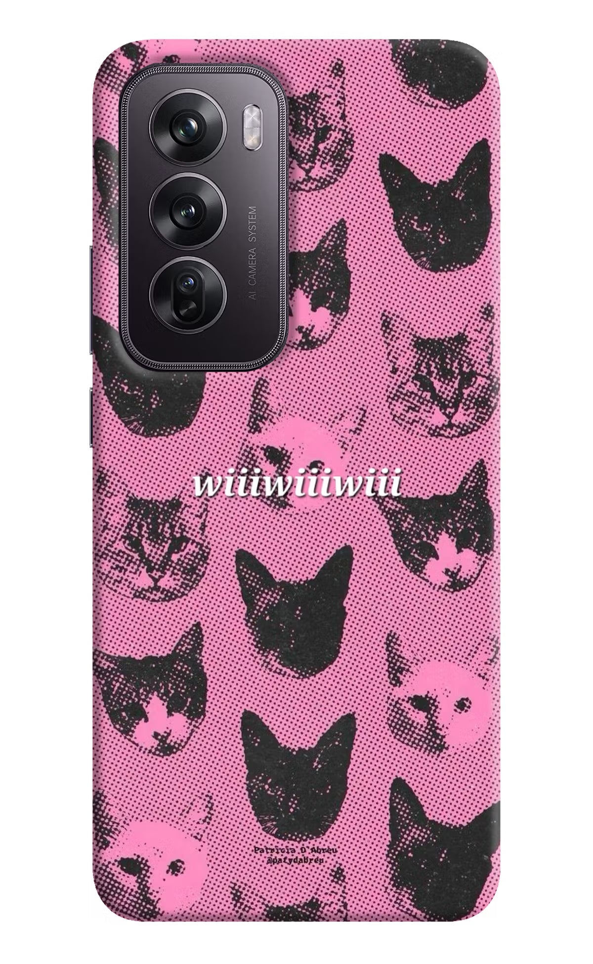 Pink Cats Oppo Reno12 Pro 5G Back Cover