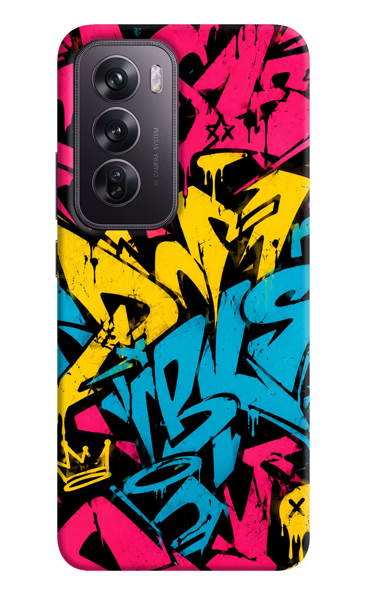 Graffiti Vibe Oppo Reno12 Pro 5G Back Cover