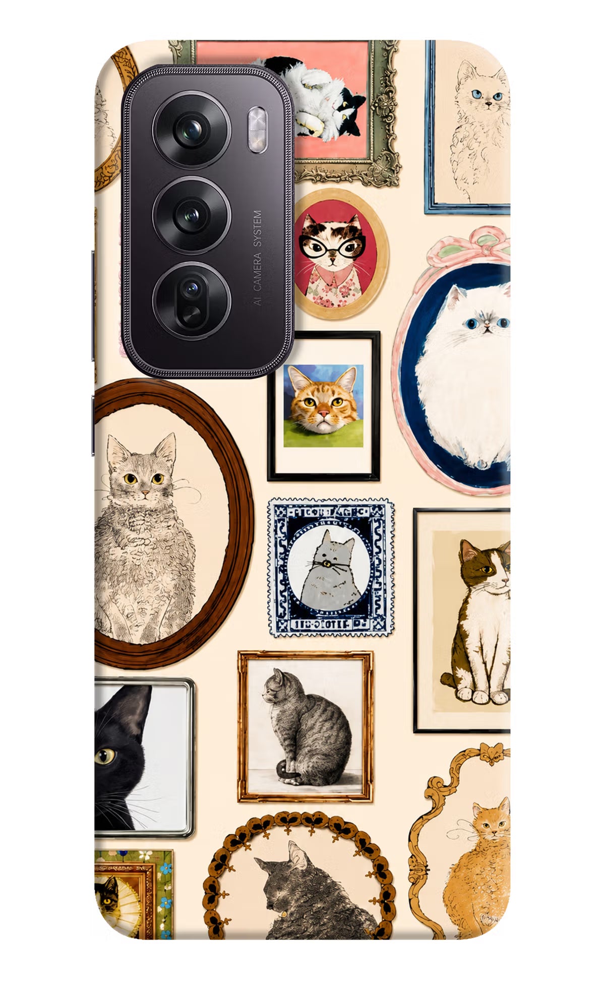 Mirror Cats Oppo Reno12 Pro 5G Back Cover