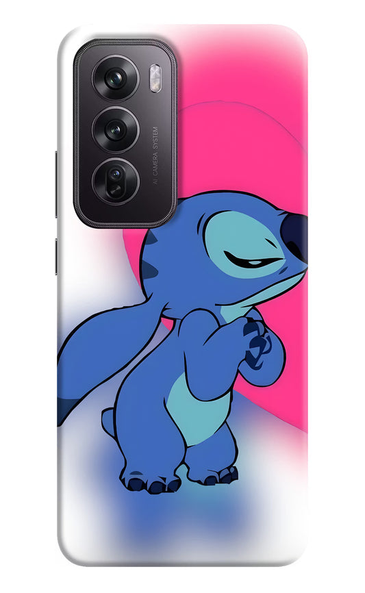 Stitch Hug Oppo Reno12 Pro 5G Hard Case Back Cover by Casekaro
