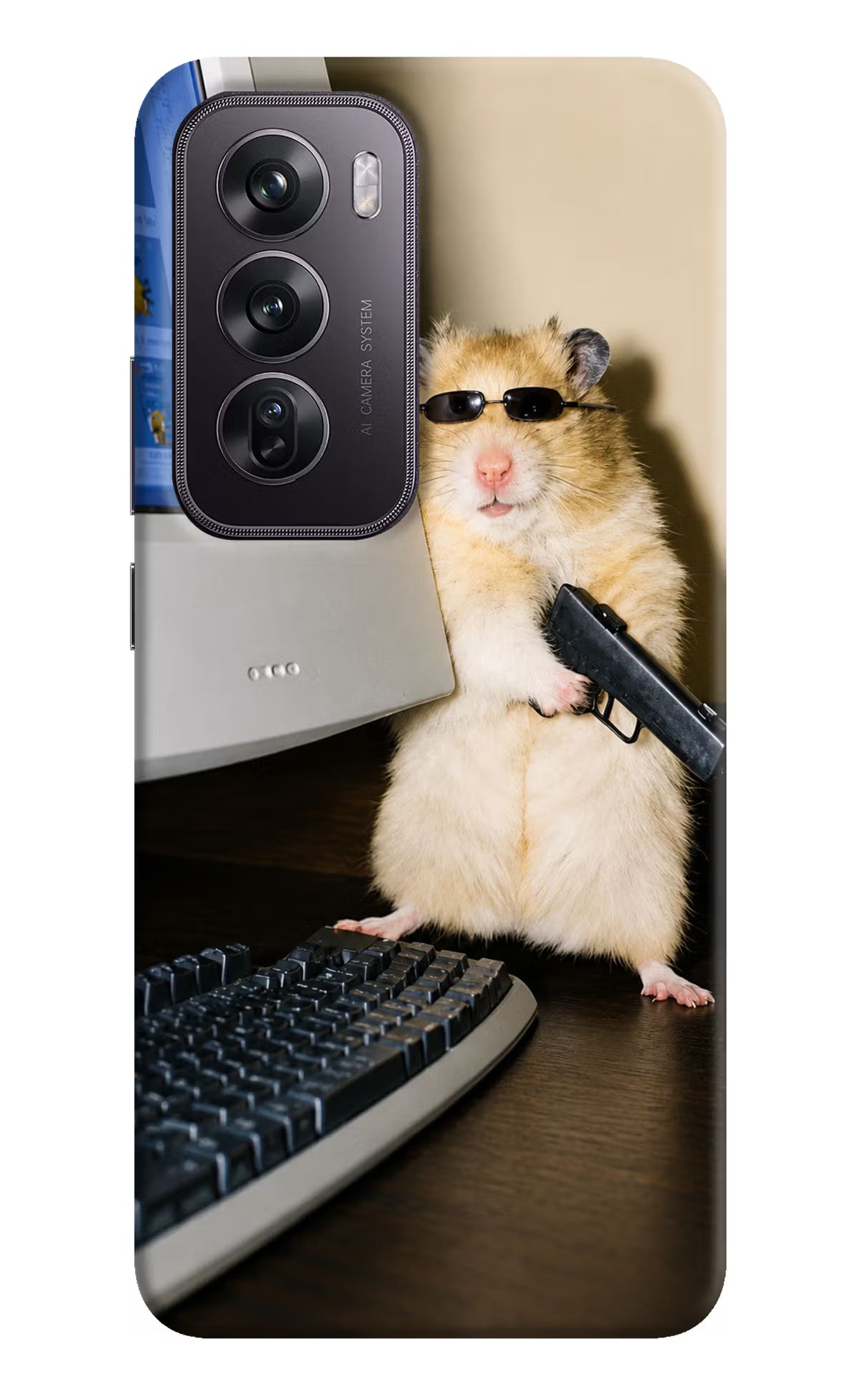 Hacker Hamster Oppo Reno12 Pro 5G Back Cover