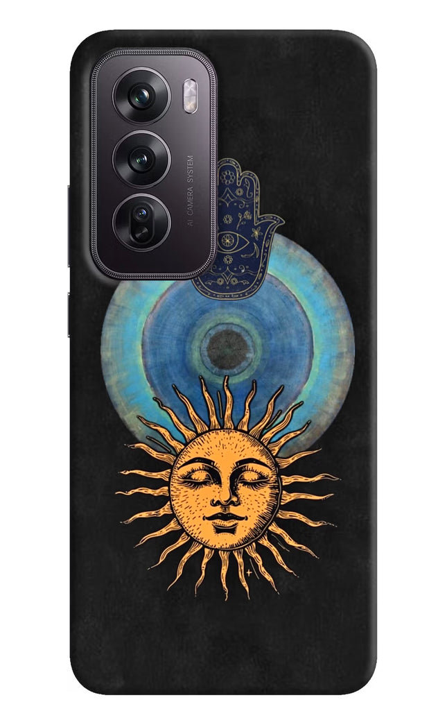 Divine Sun Oppo Reno12 Pro 5G Hard Case Back Cover by Casekaro
