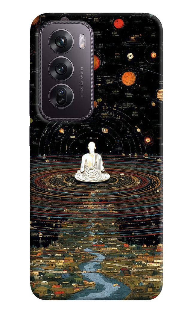 Space Monk Oppo Reno12 Pro 5G Hard Case Back Cover by Casekaro