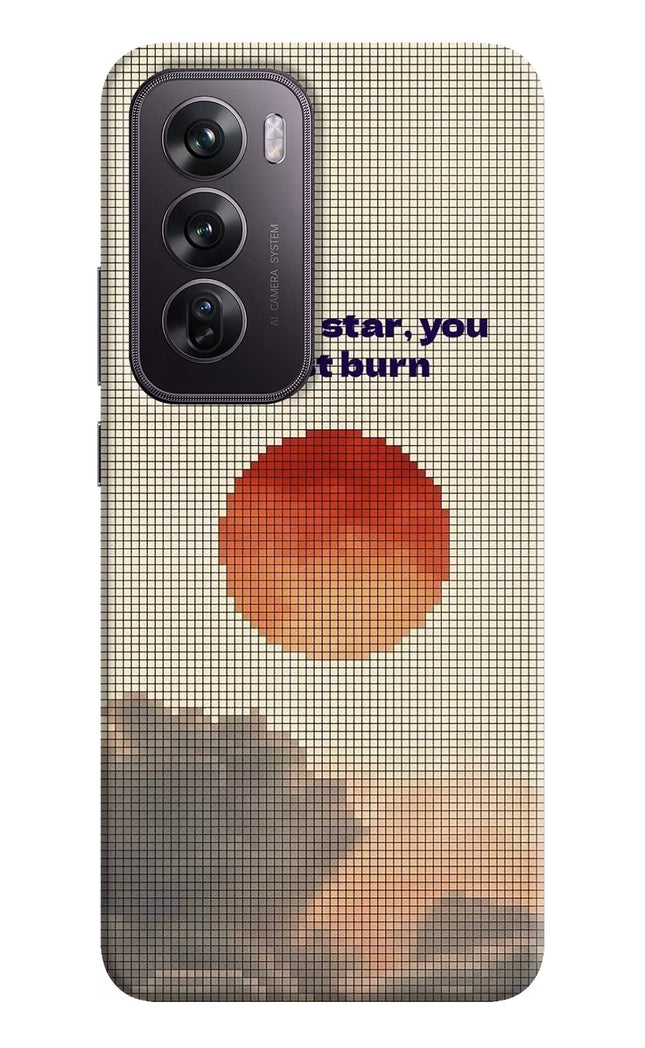 Pixel Sun Oppo Reno12 Pro 5G Hard Case Back Cover by Casekaro