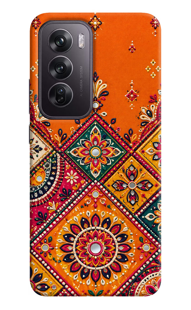 Kutch Glow Oppo Reno12 Pro 5G Hard Case Back Cover by Casekaro