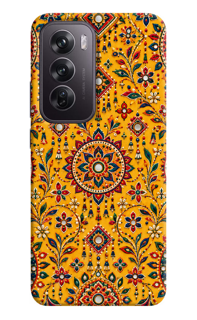 Sunlit Aura Oppo Reno12 Pro 5G Hard Case Back Cover by Casekaro