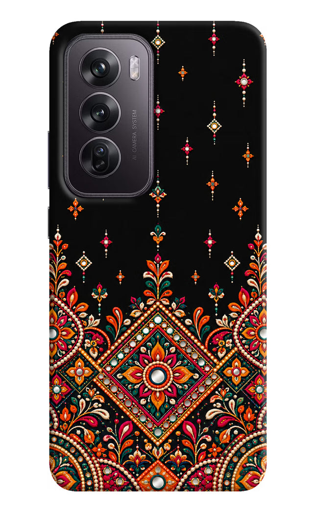 Noir Mehfil Oppo Reno12 Pro 5G Hard Case Back Cover by Casekaro
