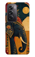 Royal Elephant Oppo Reno12 Pro 5G Hard Case Back Cover by Casekaro