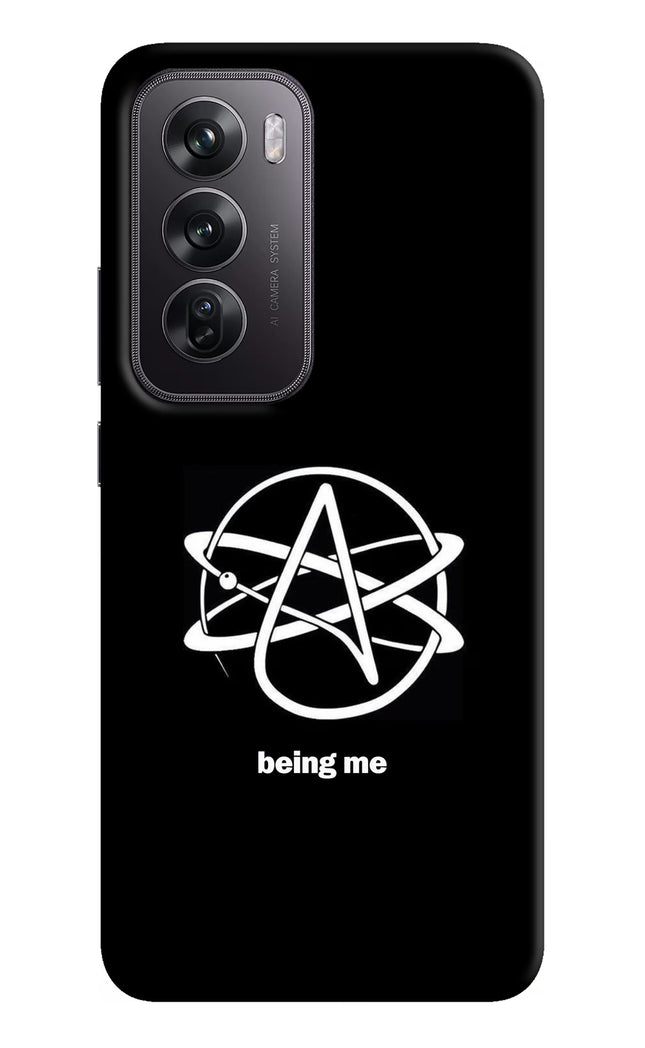 Atheist Symbol Oppo Reno12 Pro 5G Hard Case Back Cover by Casekaro