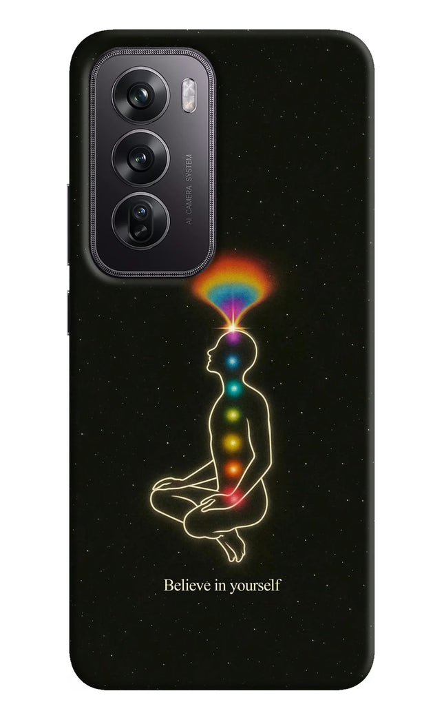 Believe in yourself Oppo Reno12 Pro 5G Hard Case Back Cover by Casekaro