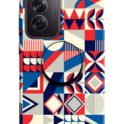 Colorful Pattern Oppo Reno12 Pro 5G Pop Case by Casekaro