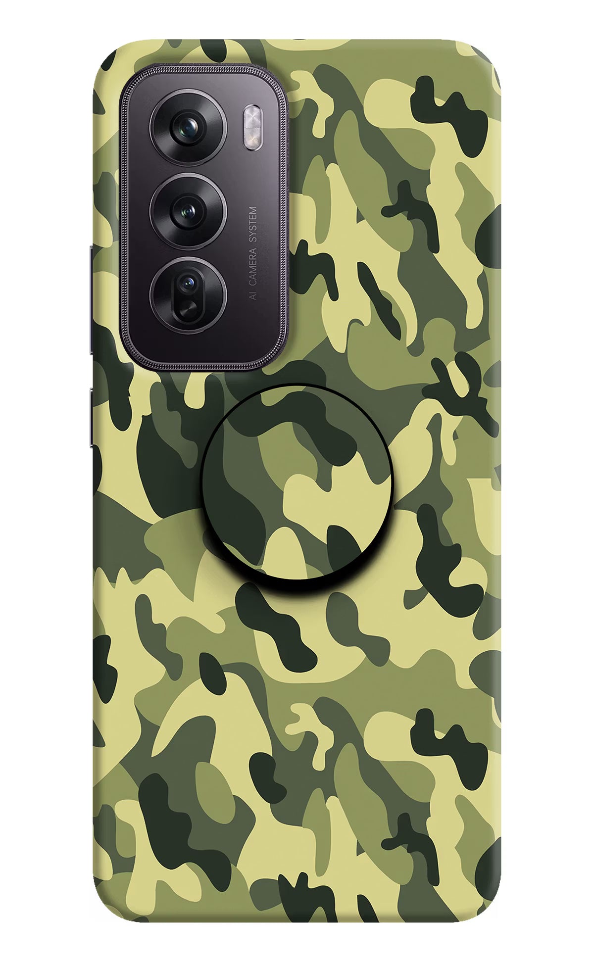 Camouflage Oppo Reno12 Pro 5G Pop Case by Casekaro