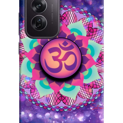 Om Purple Oppo Reno12 Pro 5G Pop Case by Casekaro
