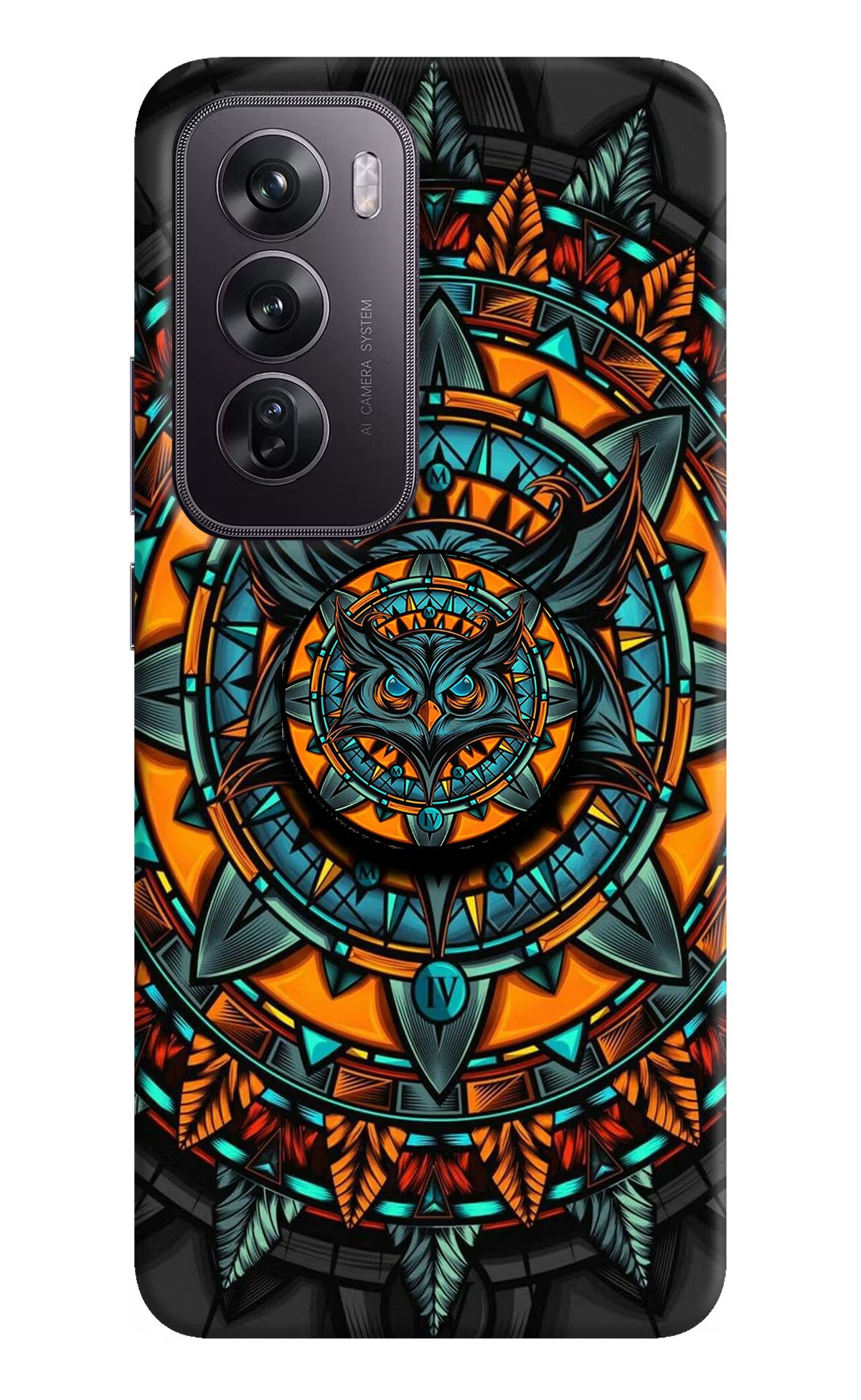 Angry Owl Oppo Reno12 Pro 5G Pop Case by Casekaro